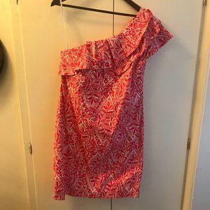 Lilly Pulitzer one shoulder dress